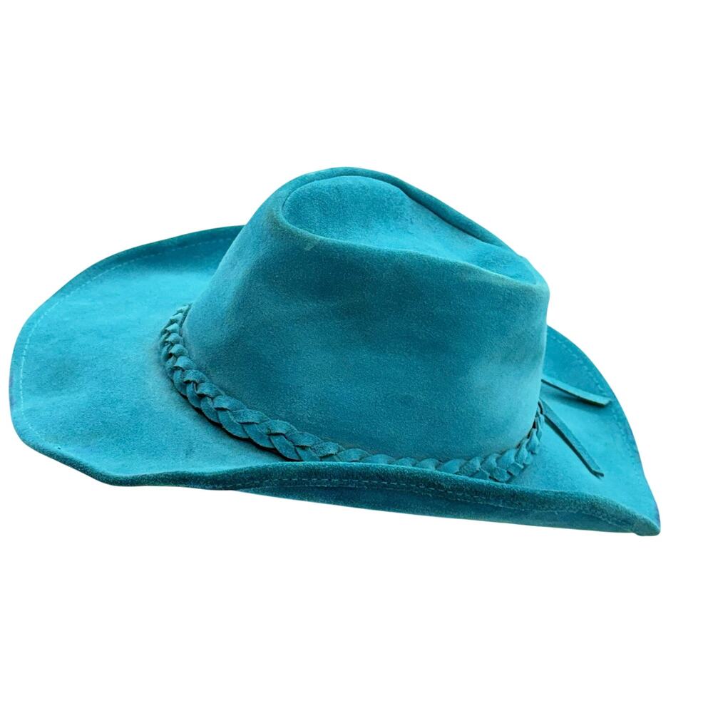 Henschel Hat Co USA Teal Outback Western Hat Small Made in USA